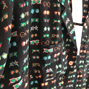 NWT Anthropologie Sunset Silk shirt Ltd Edition LG